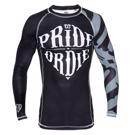 PRIDE OR DIE reckless RASHGUARD - BLACK